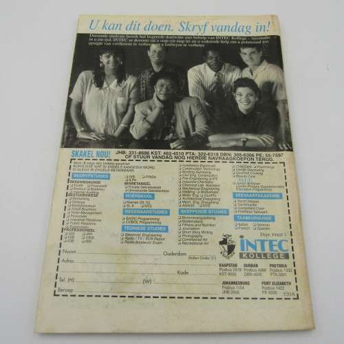 Die Swart Luiperd no 197 Afrikaans photo comic book