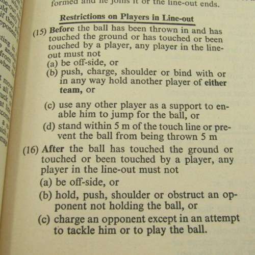 Laws of the Game of Rugby football - 1981 edition by South African Rugby Board