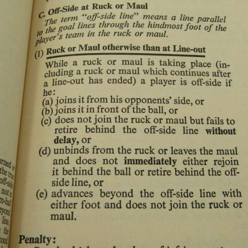 Laws of the Game of Rugby football - 1981 edition by South African Rugby Board