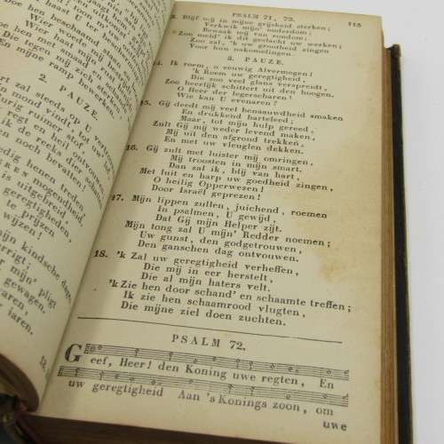 1867 Dutch Psalmen book