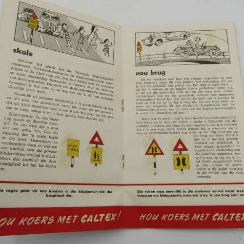 Vintage Caltex Spyt kom altyd te laat booklet