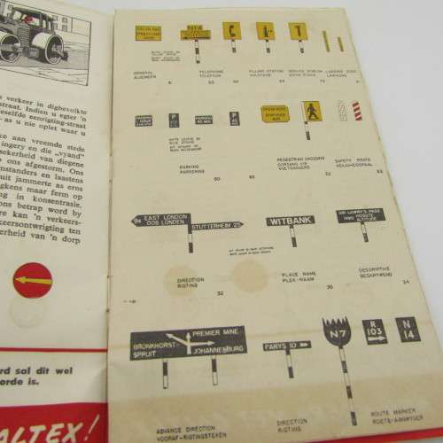 Vintage Caltex Spyt kom altyd te laat booklet