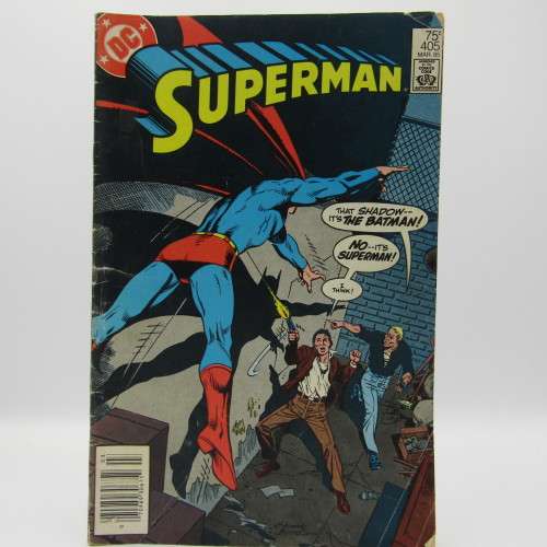 Lot of 6 original DC Superman comics No. 405, 418, 555, 564, 571, 578
