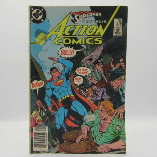 Lot of 6 original DC Superman comics No. 405, 418, 555, 564, 571, 578