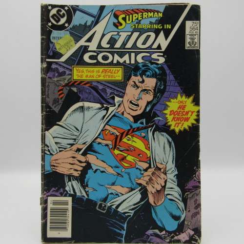 Lot of 6 original DC Superman comics No. 405, 418, 555, 564, 571, 578
