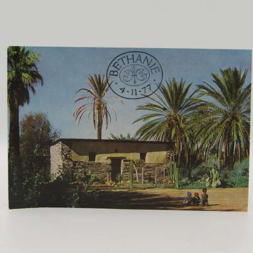 Lot of 5 SWA stamp sets on postcards - self made