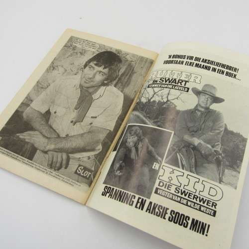 Die Swart Luiperd no 174 Afrikaans photo comic book - top condition