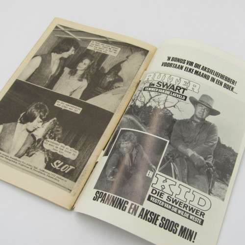 Die Wit Tier no 169 Afrikaans photo comic book - excellent condition