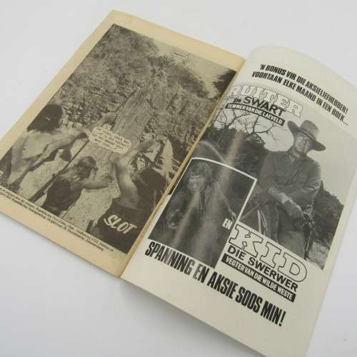 Die Wit Tier no 181 Afrikaans photo comic book - some marks