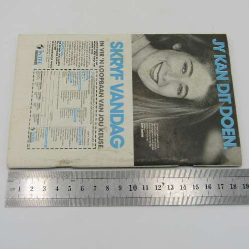 Die Wit Tier no 181 Afrikaans photo comic book - some marks