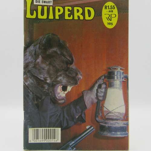 Die Swart Luiperd no 195 Afrikaans photo comic book - very good condition
