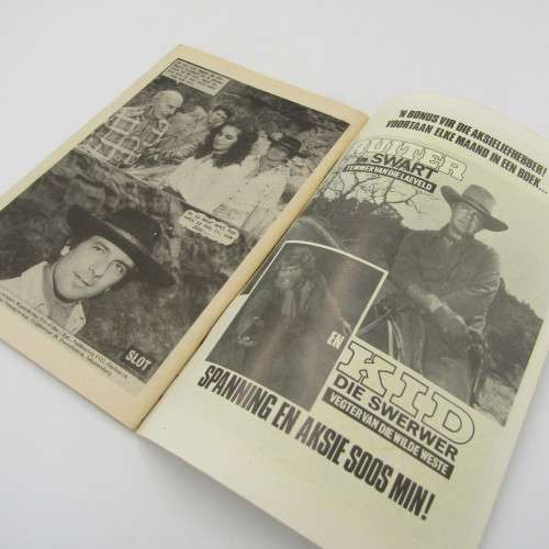 Die Swart Luiperd no 166 Afrikaans photo comic book excellent