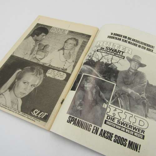 Die Swart Luiperd no 169 Afrikaans photo comic book - Top condition