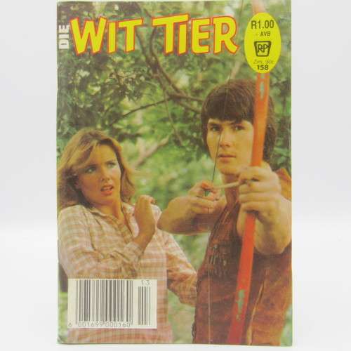 Die Wit Tier no 158 Afrikaans photo comic book - excellent condition