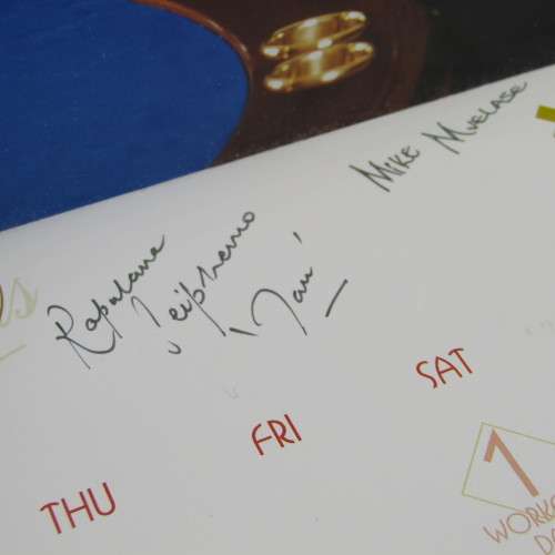 2004 Generations calendar signed by the actors next to their photos