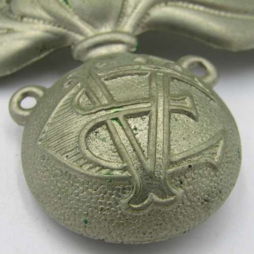 WW2 Italian Carabinieri Military police metal cap badge