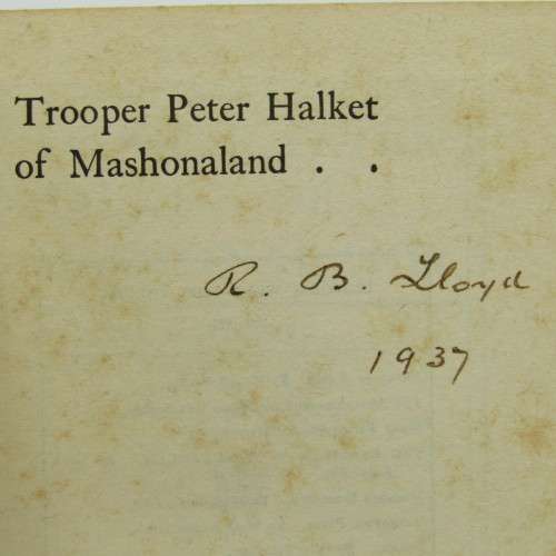 Trooper Peter Halket of Mashonaland by Olive Schreiner - 1905 issue 4th Impression