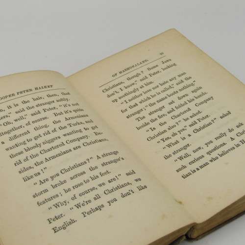 Trooper Peter Halket of Mashonaland by Olive Schreiner - 1905 issue 4th Impression