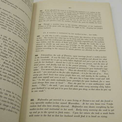 Union of South Africa - Department of Native Affairs publication 1948 Venda Law Part 1 & Part 2