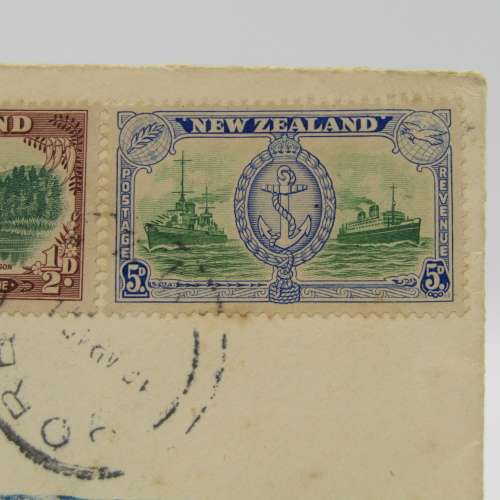Registered Letter sent from Gore New Zealand to Rondebosch , South Africa