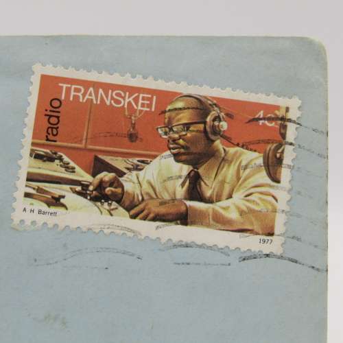 Letter sent from Umtata, Transkei to Strand, South Africa with 4c Transkei stamp cancelled
