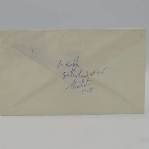 Letter sent from Umtata Transkei to Strand, South Africa with 4c Transkei stamp cancelled