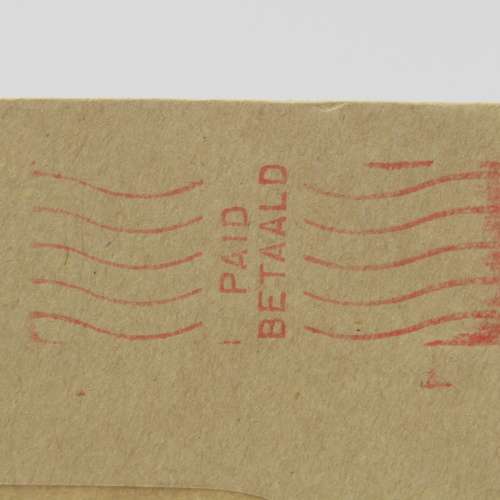 Official AA Stationery used 1956