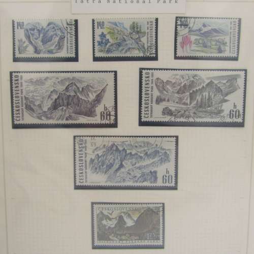 Mountaineering and Skiing themed album with over 370 stamps
