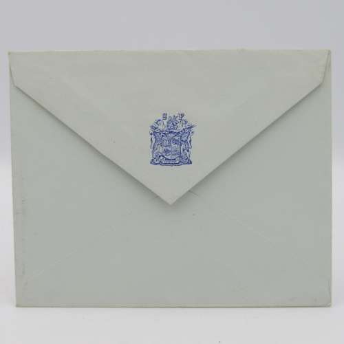 Official State President Stationery used from Cape Town to Gardens 7 Feb 1967