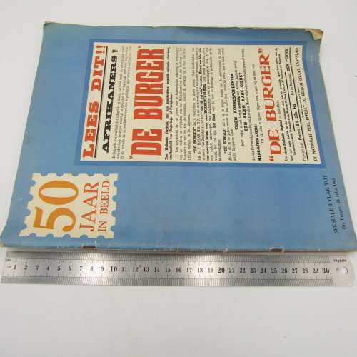 Vintage 50 Jaar in Beeld Spesiale Bylae 26 Julie 1965