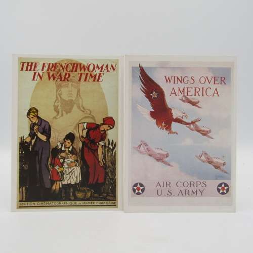 Lot of 37 Images of war unused postcards - Vintage