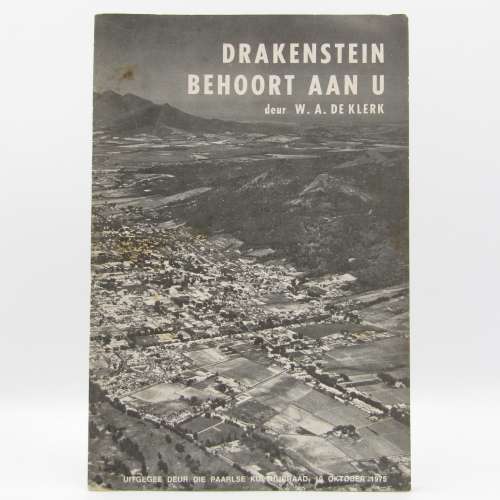 Drakenstein behoort aan U - deur WA de Klerk