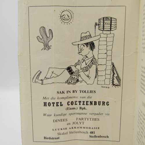 Stellenbosch University 1958 Intervarsity liedtjies booklet