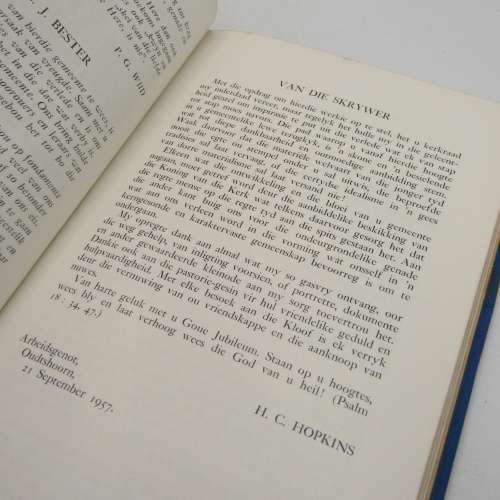 Gedenkboek by die Goue Jubileum van die NG Kerk Joubertina deur HC Hopkins