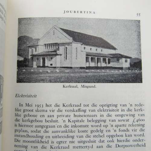 Gedenkboek by die Goue Jubileum van die NG Kerk Joubertina deur HC Hopkins