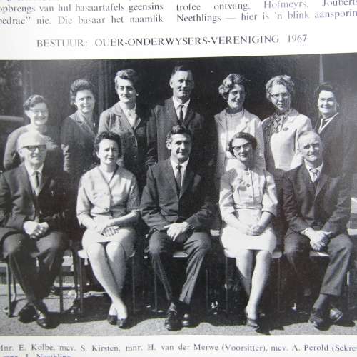 1967 Bloemhof High School year book