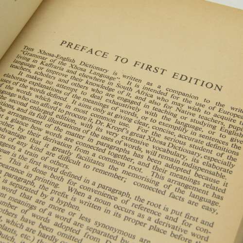 A New Concise Xhosa - English dictionary by J McLaren