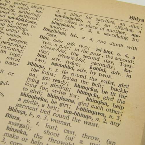 A New Concise Xhosa - English dictionary by J McLaren