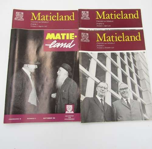 4 copies of Matieland - 1966-1970 dates