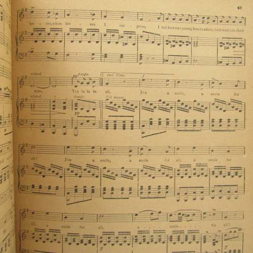 The Globe song Folio - a Collection of popular songs, Duets and sacred solo`s - edition