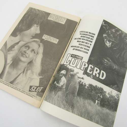 Die Wit Tier no 187 - Afrikaans photo comic book - Excellent condition