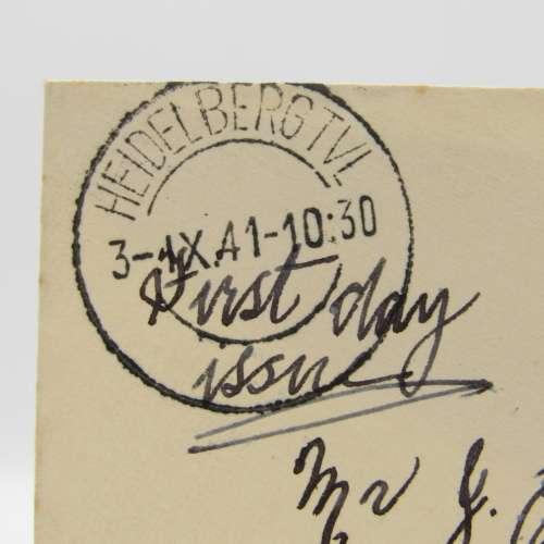 South Africa War Effort pair SACC 92 on First Day Cover - scarce