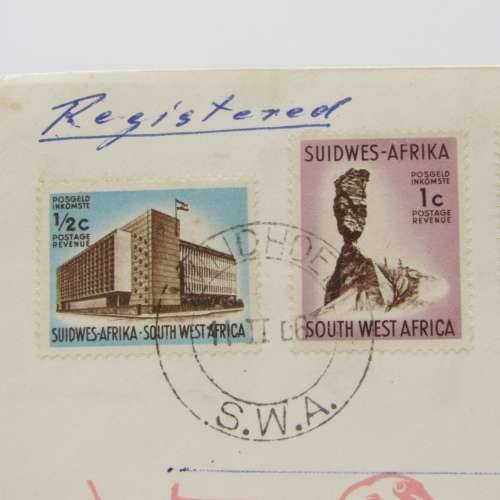South West Africa First Decimal set on First Day Cover 14/02/1961