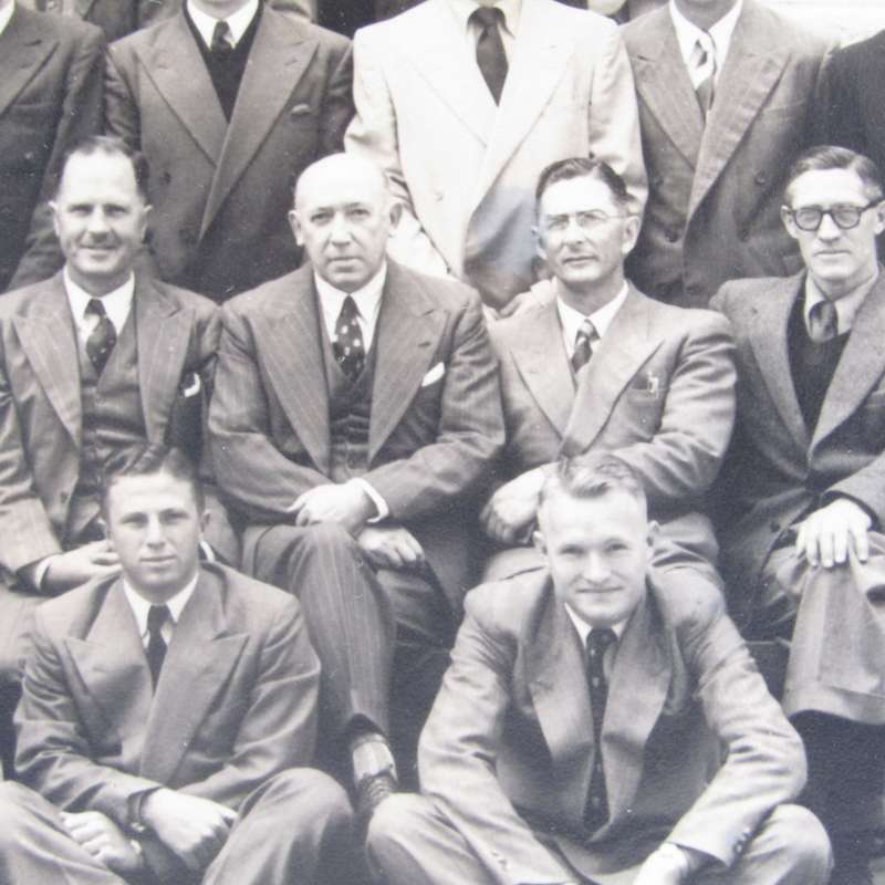 1952 Photo of Agriculture Students and Lecturers of Stellenbosch University with names