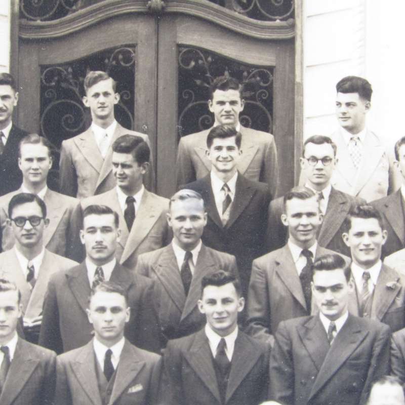 1952 Photo of Agriculture Students and Lecturers of Stellenbosch University with names