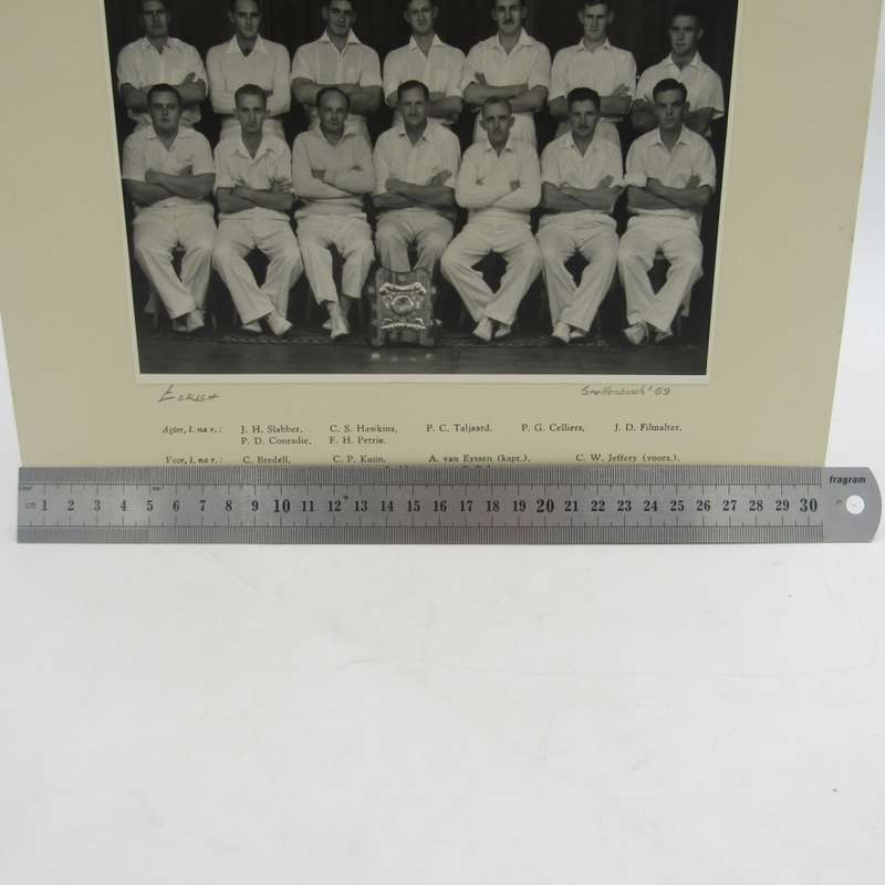 Van der Stel Cricket club 1958/59 second team photo with names