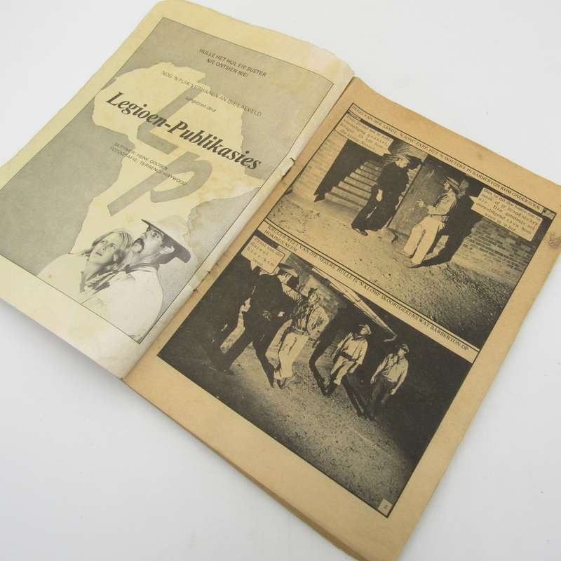 Steyn Beyers Man sonder naam no 74 photo comic book very scarce - Legioen publikasies