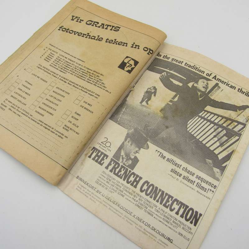 Steyn Beyers Man sonder naam no 74 photo comic book very scarce - Legioen publikasies