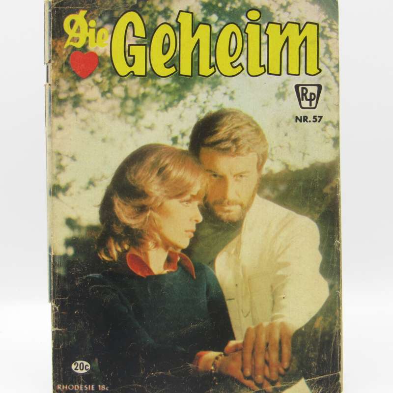 Die Geheim no 57 photo comic book Republikeinse Pers vintage