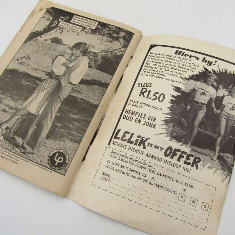 Lief en Leed no 69 Afrikaans photo comic book